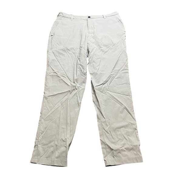 Lululemon Commission Golf Pants Men 34X30 Gray Vented Gusset Performance LM5AS8S